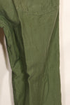 1960s TYPE 1 MEDIUM US Army OG-107 Utility Pants Baker Pants Used B