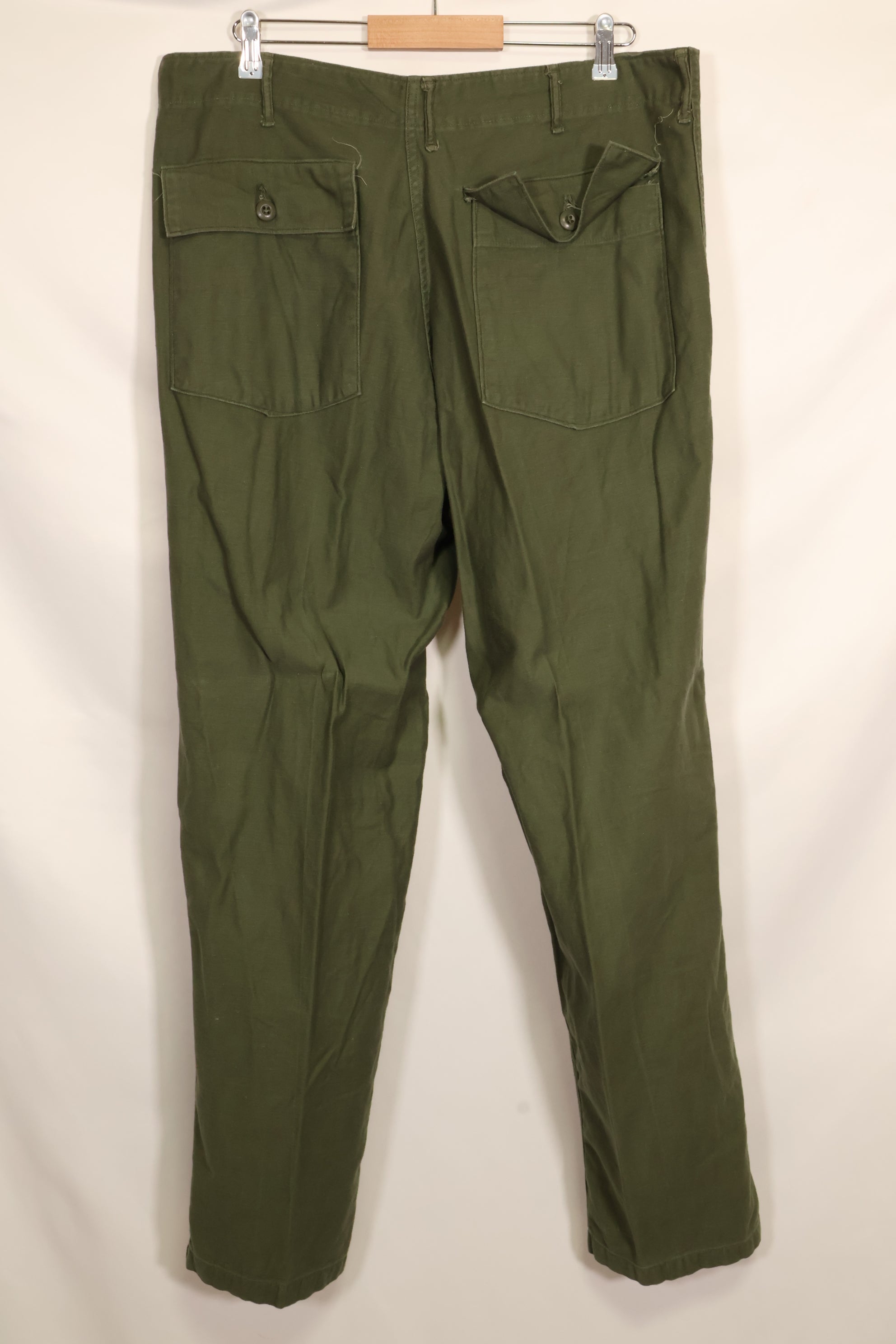1972 Accounting TYPE 3 40 x 33 US Army OG-107 Utility Pants Baker Pants Used