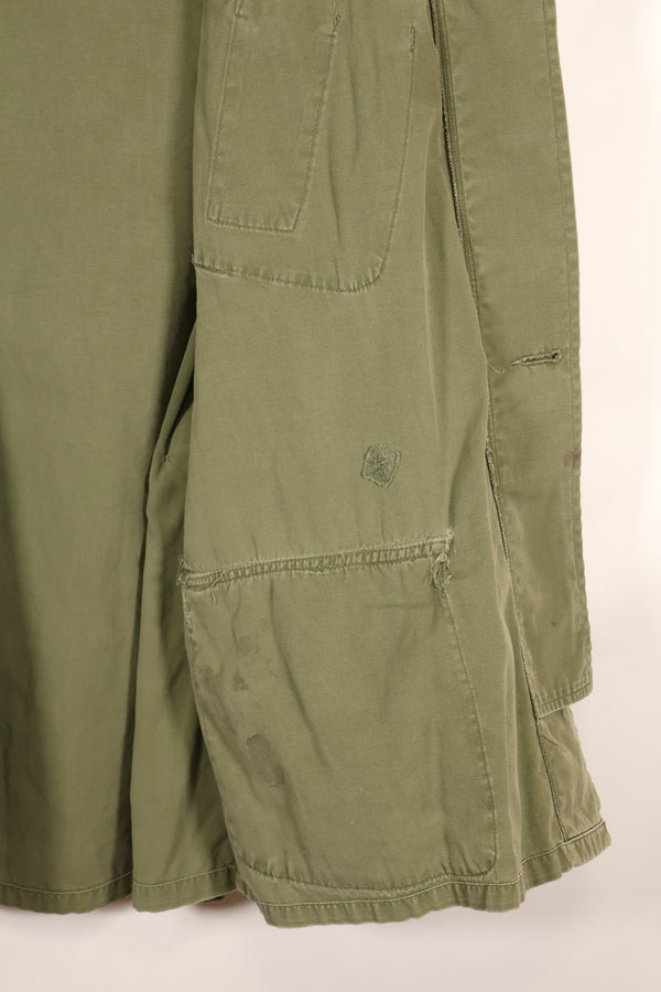 Circa 1965 M-S FEC Contract Made in Japan 2nd Model Jungle Fatigue Jacket Short Sleeve Custom Used