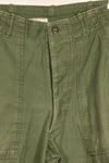 1950's TYPE 1 estimated SMALL US Army OG-107 Utility Pants Baker Pants Used