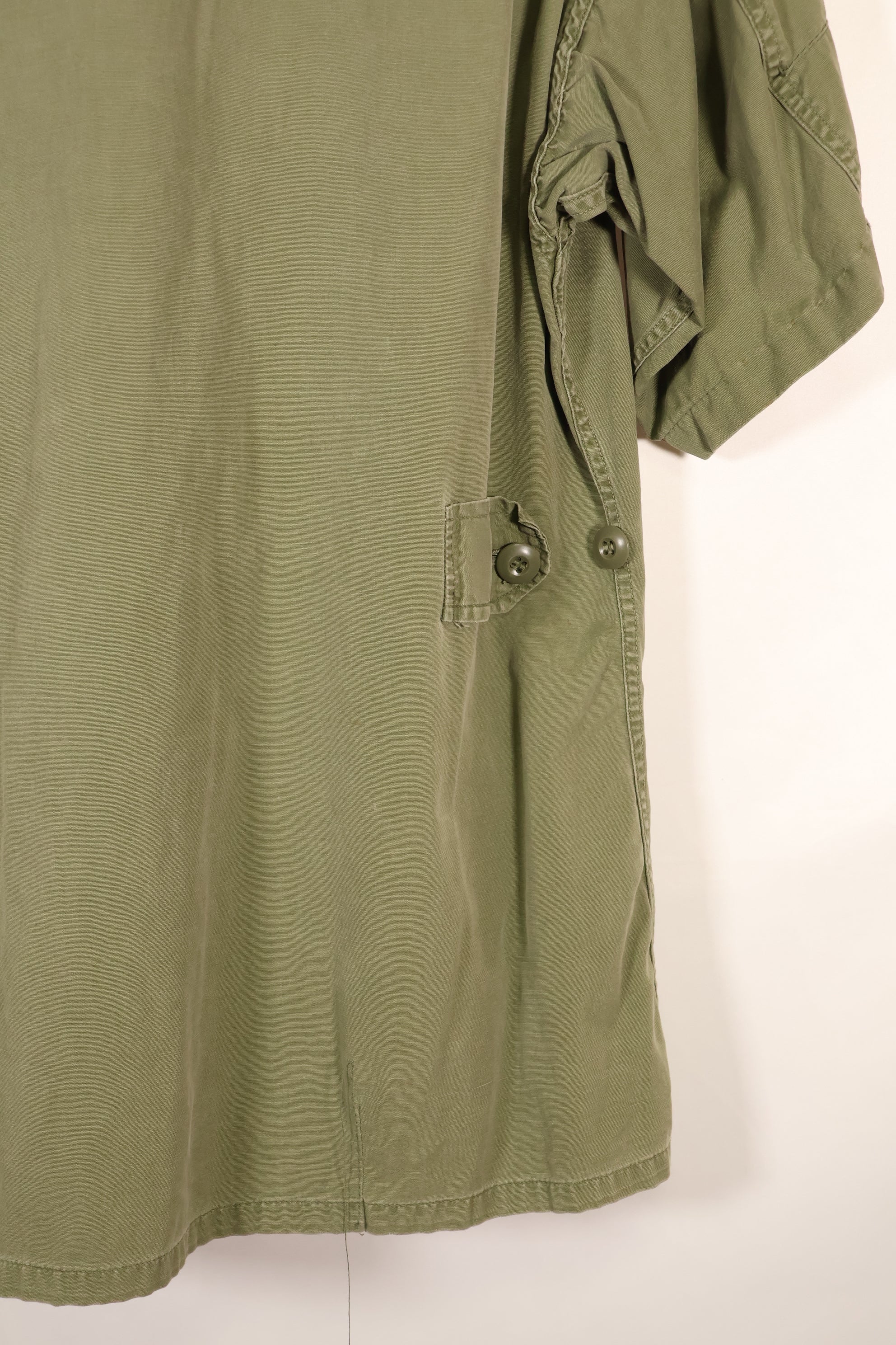 Circa 1965 M-S FEC Contract Made in Japan 2nd Model Jungle Fatigue Jacket Short Sleeve Custom Used