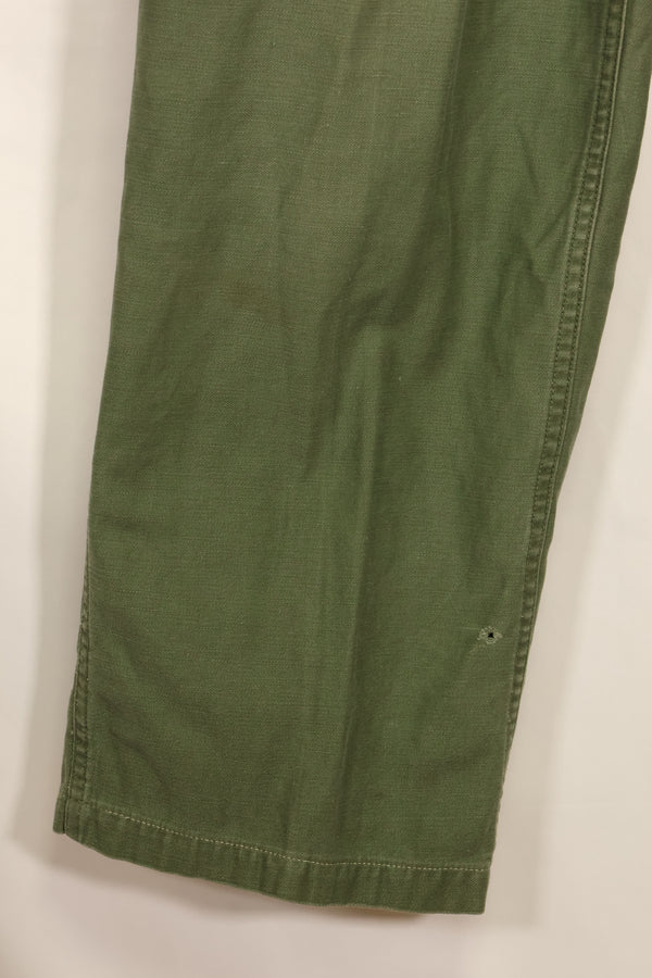 1950's TYPE 1 estimated SMALL US Army OG-107 Utility Pants Baker Pants Used