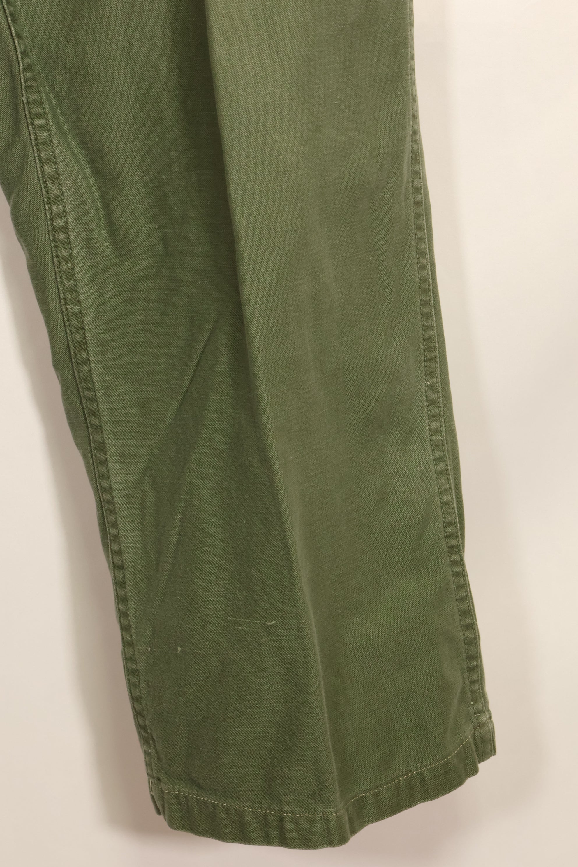 1950's TYPE 1 estimated SMALL US Army OG-107 Utility Pants Baker Pants Used