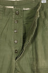 1950's TYPE 1 estimated SMALL US Army OG-107 Utility Pants Baker Pants Used