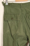 1950's TYPE 1 estimated SMALL US Army OG-107 Utility Pants Baker Pants Used