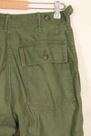 1950's TYPE 1 estimated SMALL US Army OG-107 Utility Pants Baker Pants Used