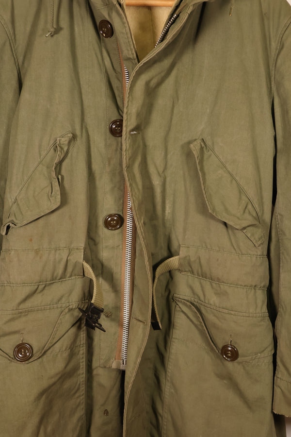 1940年代　MEDIUM　M-1947 フィールドパーカー　陸軍　海兵隊　汚れあり　中古品
