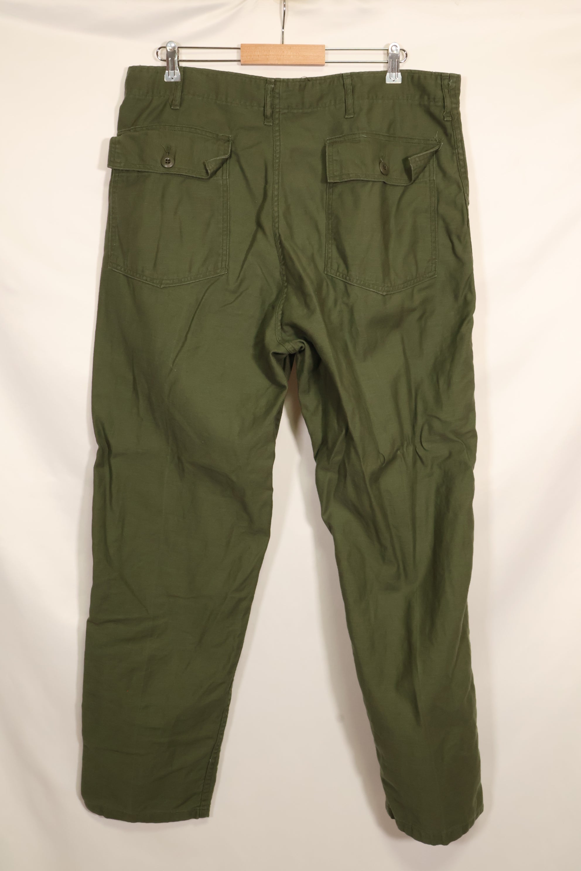 1972 Accounting TYPE 3 40 x 33 US Army OG-107 Utility Pants Baker Pants Used B