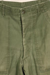 1950's TYPE 1 estimated SMALL US Army OG-107 Utility Pants Baker Pants Used A