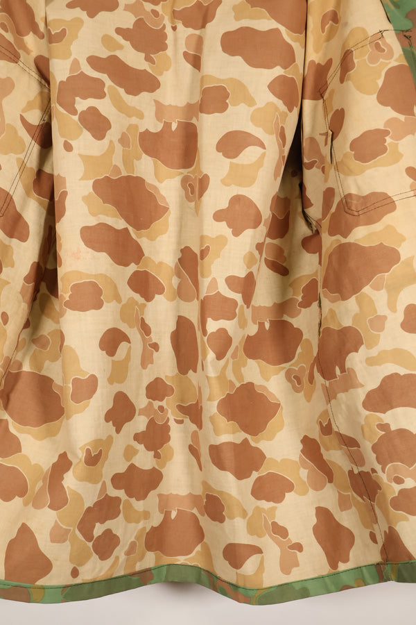 1960's Privately Sourced U.S. Marine Corps Frogskin Poncho Shirt and Pants Set Made in South Vietnam