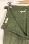 1950's TYPE 1 estimated SMALL US Army OG-107 Utility Pants Baker Pants Used A