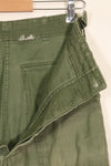 1950's TYPE 1 estimated SMALL US Army OG-107 Utility Pants Baker Pants Used A