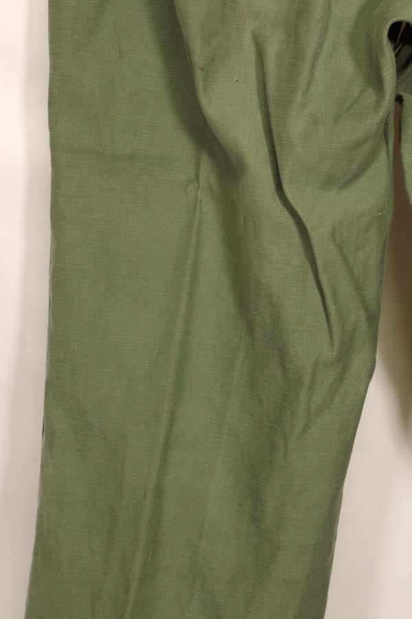 1950's TYPE 1 estimated SMALL US Army OG-107 Utility Pants Baker Pants Used A