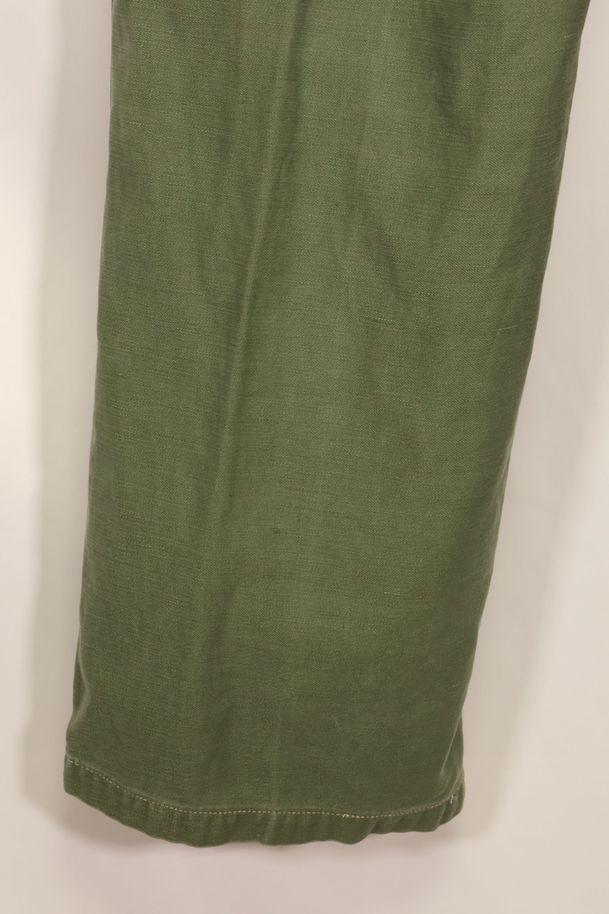 1950's TYPE 1 estimated SMALL US Army OG-107 Utility Pants Baker Pants Used A