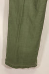1950's TYPE 1 estimated SMALL US Army OG-107 Utility Pants Baker Pants Used A
