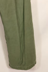 1950's TYPE 1 estimated SMALL US Army OG-107 Utility Pants Baker Pants Used A