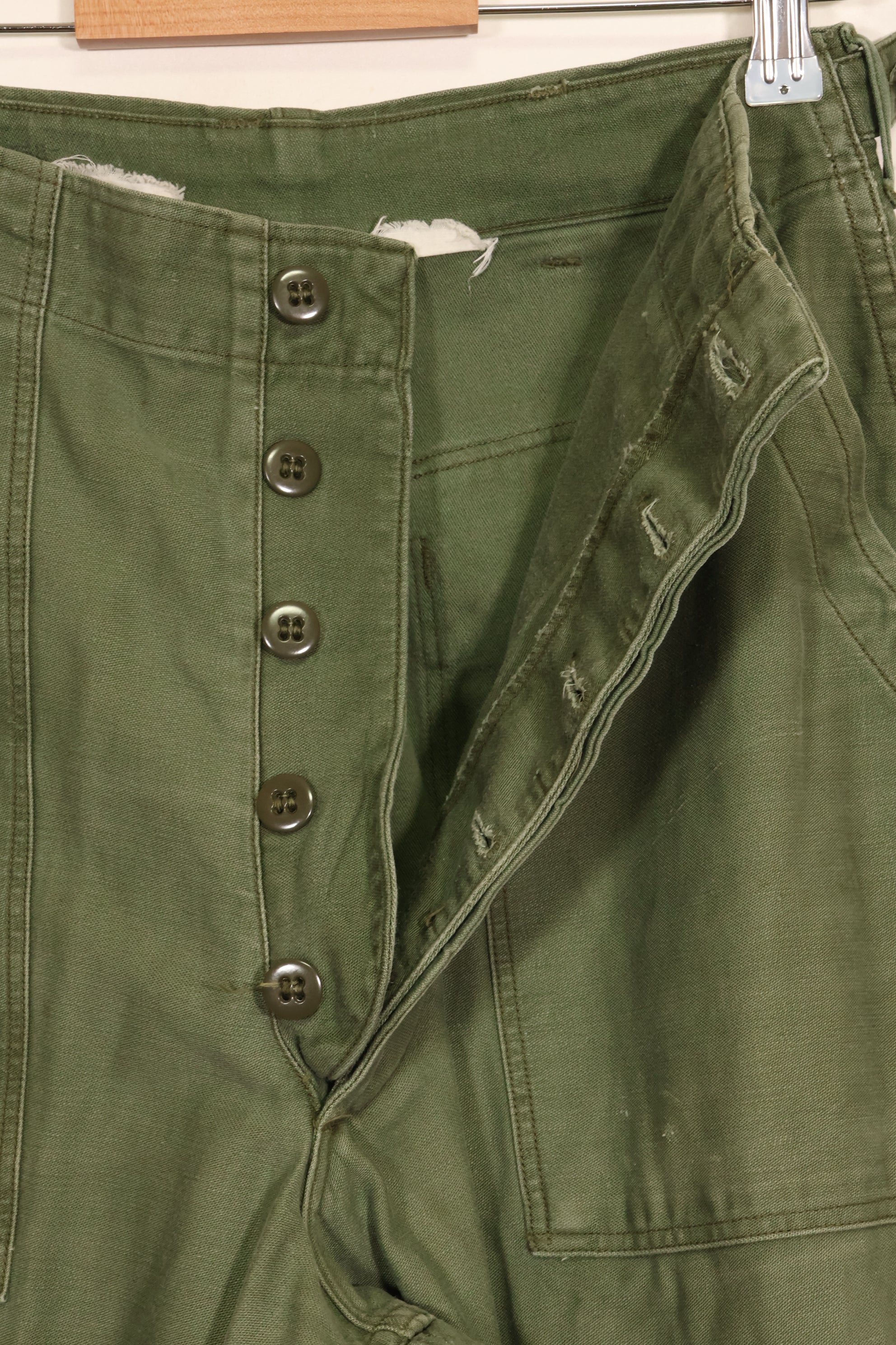 1950年代　TYPE 1　推定SMALL　 アメリカ軍　OG-107 ユーティリティパンツ　ベイカーパンツ　中古品  B