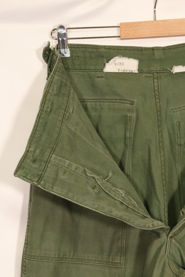1950年代　TYPE 1　推定SMALL　 アメリカ軍　OG-107 ユーティリティパンツ　ベイカーパンツ　中古品  B