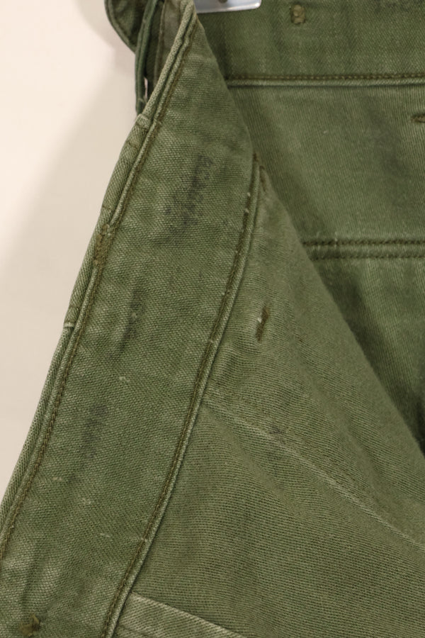 1950年代　TYPE 1　推定SMALL　 アメリカ軍　OG-107 ユーティリティパンツ　ベイカーパンツ　中古品  B