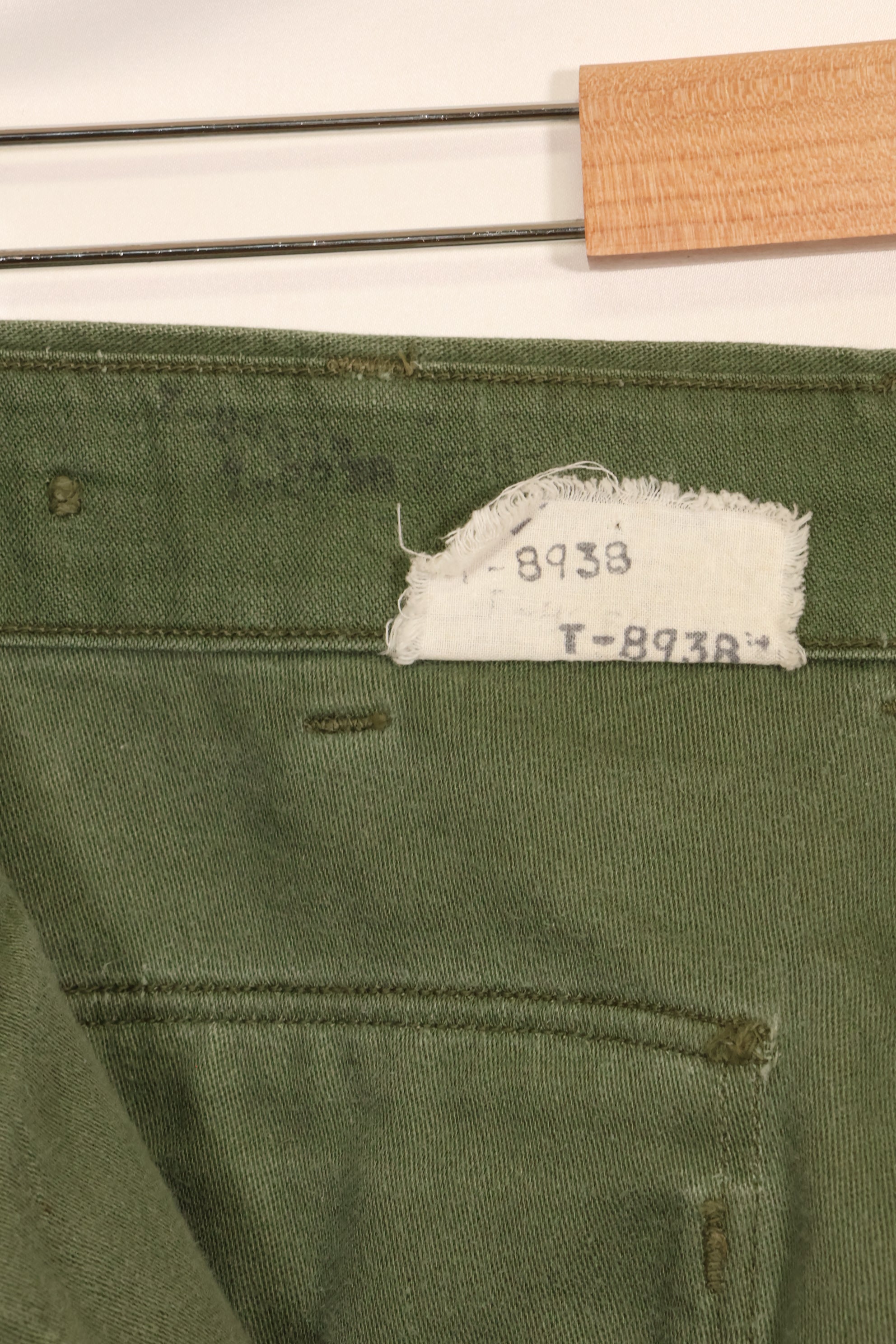 1950年代　TYPE 1　推定SMALL　 アメリカ軍　OG-107 ユーティリティパンツ　ベイカーパンツ　中古品  B