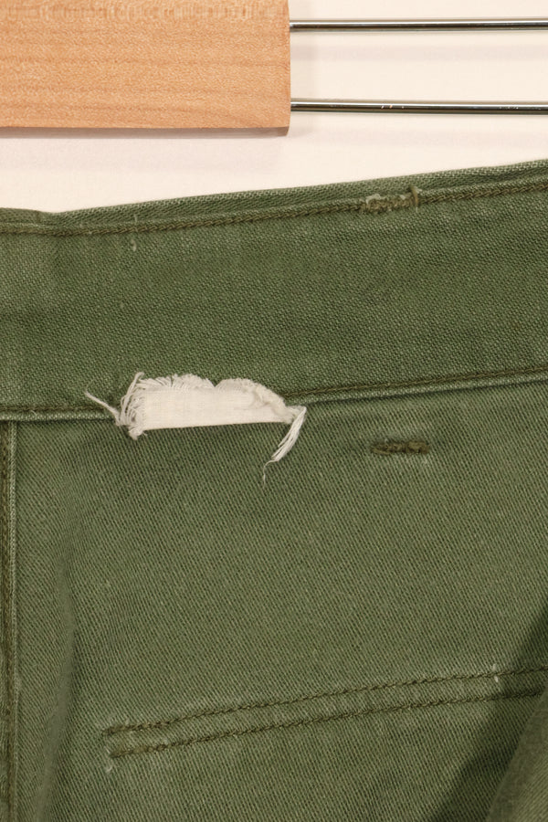 1950年代　TYPE 1　推定SMALL　 アメリカ軍　OG-107 ユーティリティパンツ　ベイカーパンツ　中古品  B