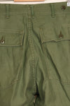 1950年代　TYPE 1　推定SMALL　 アメリカ軍　OG-107 ユーティリティパンツ　ベイカーパンツ　中古品  B