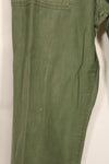 1950s TYPE 1 estimated MEDIUM US Army OG-107 Utility Pants Baker Pants Used C