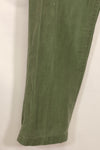 1950s TYPE 1 estimated MEDIUM US Army OG-107 Utility Pants Baker Pants Used C