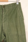 1950s TYPE 1 estimated MEDIUM US Army OG-107 Utility Pants Baker Pants Used C