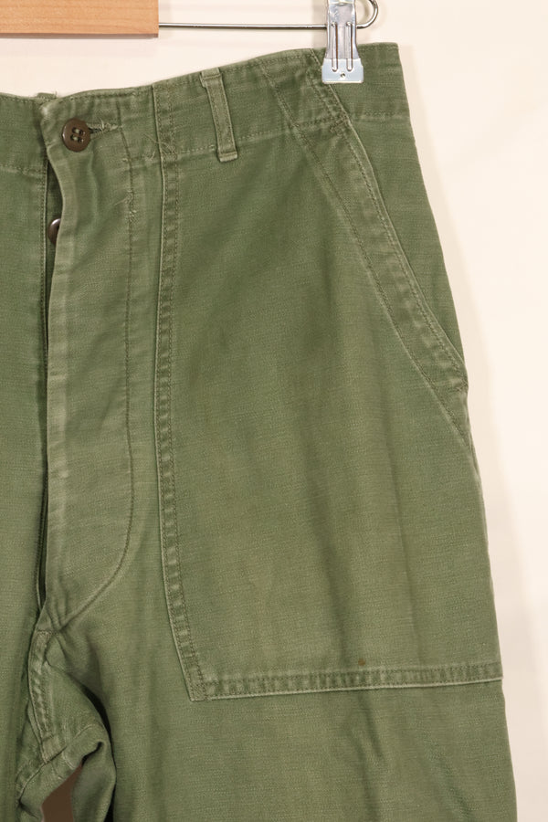 1950s TYPE 1 estimated MEDIUM US Army OG-107 Utility Pants Baker Pants Used C
