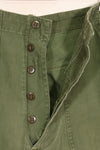 1950s TYPE 1 estimated MEDIUM US Army OG-107 Utility Pants Baker Pants Used C