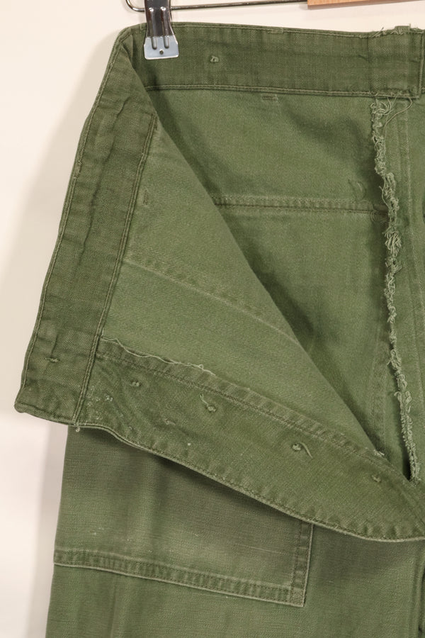 1950s TYPE 1 estimated MEDIUM US Army OG-107 Utility Pants Baker Pants Used C