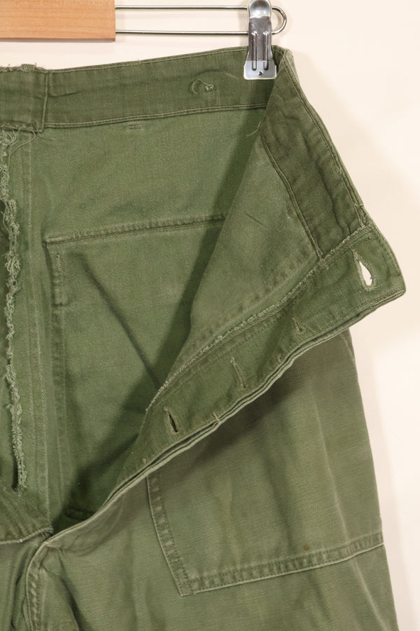 1950s TYPE 1 estimated MEDIUM US Army OG-107 Utility Pants Baker Pants Used C
