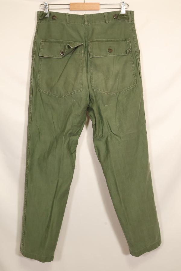 1950年代　TYPE 1　推定 MEDIUM　 アメリカ軍　OG-107 ユーティリティパンツ　ベイカーパンツ　中古品  C