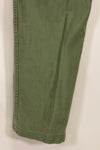 1950s TYPE 1 estimated MEDIUM US Army OG-107 Utility Pants Baker Pants Used C