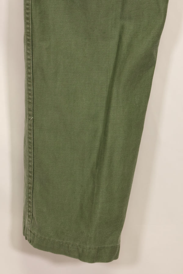 1950s TYPE 1 estimated MEDIUM US Army OG-107 Utility Pants Baker Pants Used C