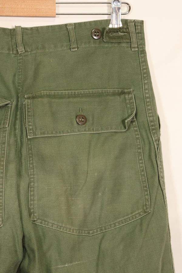 1950s TYPE 1 estimated MEDIUM US Army OG-107 Utility Pants Baker Pants Used C