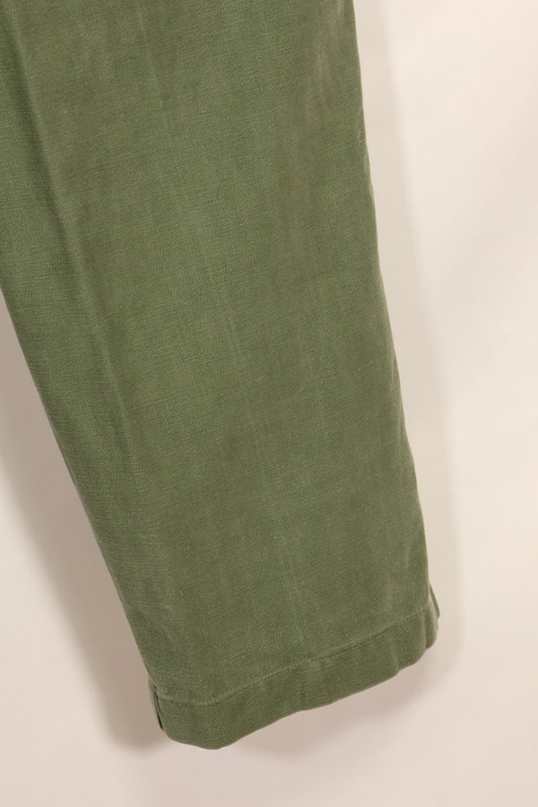 1950s TYPE 1 estimated MEDIUM US Army OG-107 Utility Pants Baker Pants Used C