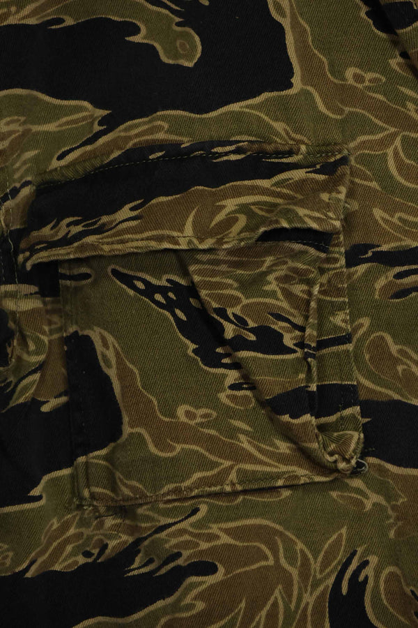 1960年代　ゴールドタイガー　タイガーストライプシャツ　A-L　Asianカット　状態良い　中古品