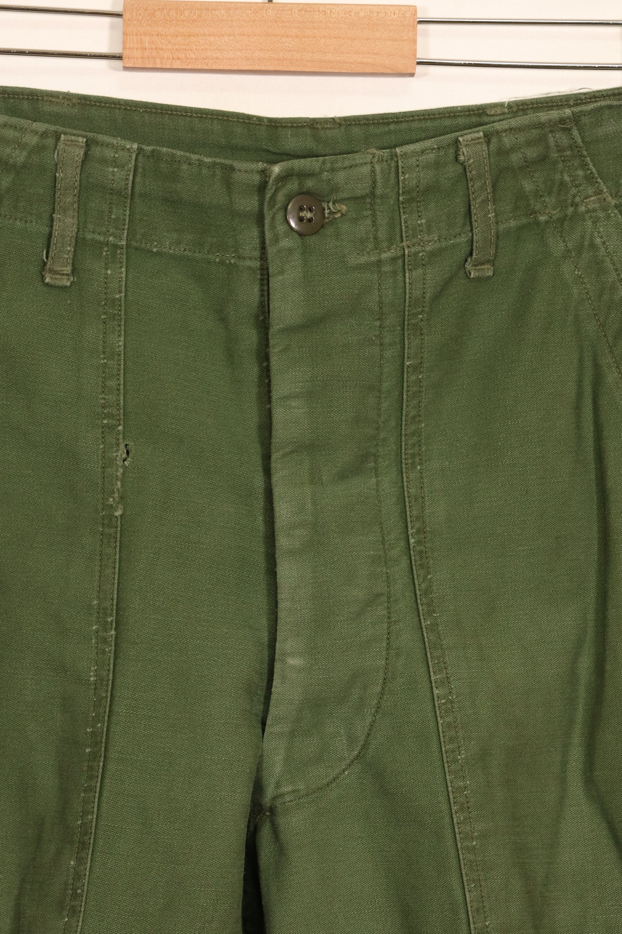 1961 Contract TYPE 1 Estimated SMALL US Army OG-107 Utility Pants Baker Pants Used D