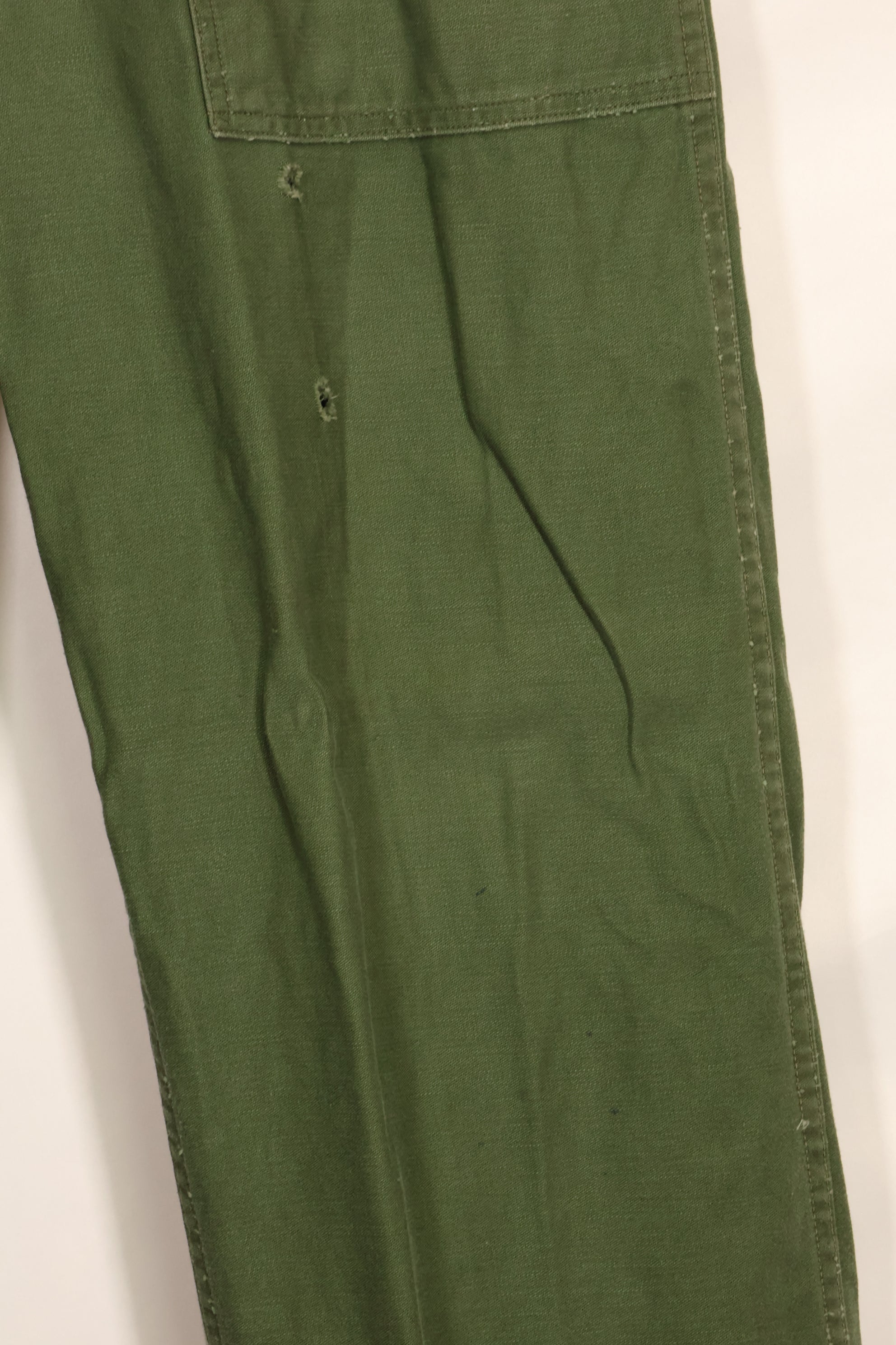 1961 Contract TYPE 1 Estimated SMALL US Army OG-107 Utility Pants Baker Pants Used D