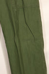 1961 Contract TYPE 1 Estimated SMALL US Army OG-107 Utility Pants Baker Pants Used D