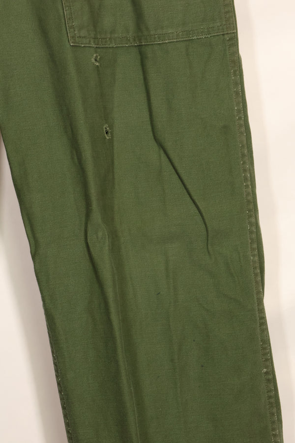 1961 Contract TYPE 1 Estimated SMALL US Army OG-107 Utility Pants Baker Pants Used D