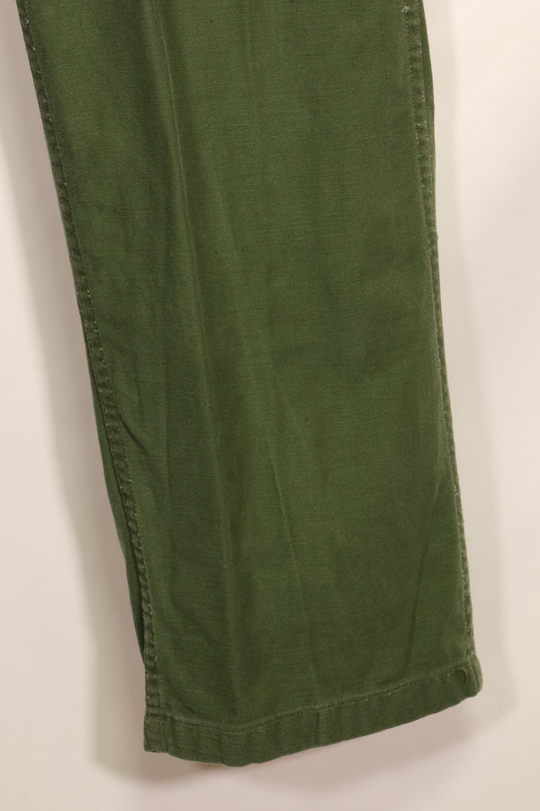 1961 Contract TYPE 1 Estimated SMALL US Army OG-107 Utility Pants Baker Pants Used D