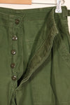 1961 Contract TYPE 1 Estimated SMALL US Army OG-107 Utility Pants Baker Pants Used D