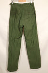 1961 Contract TYPE 1 Estimated SMALL US Army OG-107 Utility Pants Baker Pants Used D