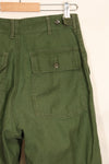 1961 Contract TYPE 1 Estimated SMALL US Army OG-107 Utility Pants Baker Pants Used D