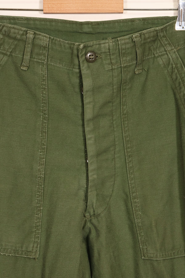 1961 Contract TYPE 1 SMALL US Army OG-107 Utility Pants Baker Pants Used E