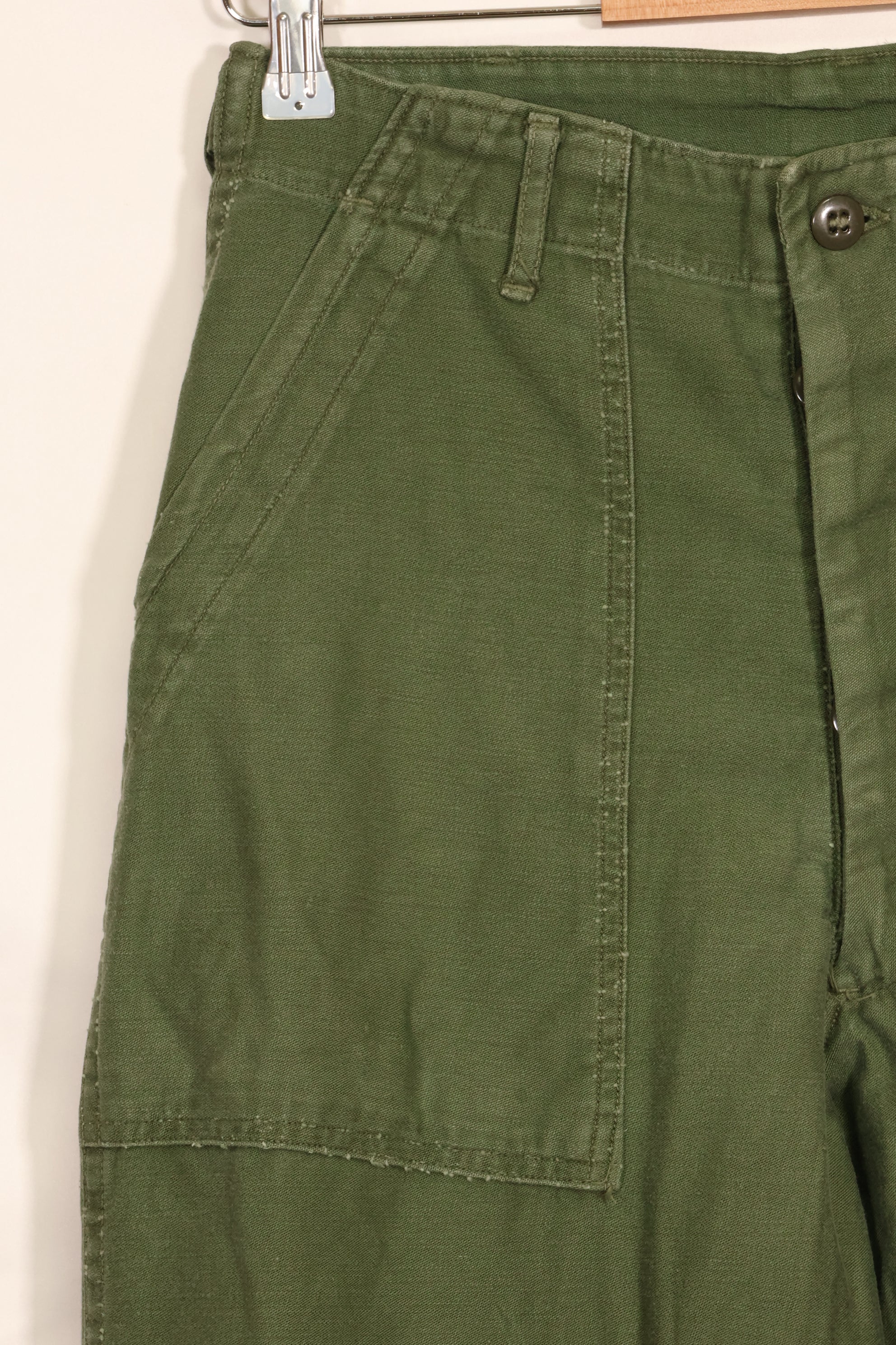 1961 Contract TYPE 1 SMALL US Army OG-107 Utility Pants Baker Pants Used E