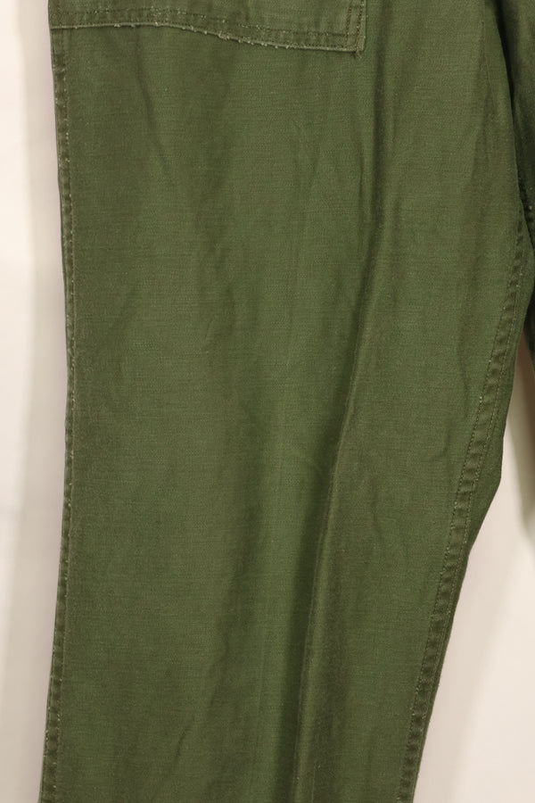 1961 Contract TYPE 1 SMALL US Army OG-107 Utility Pants Baker Pants Used E